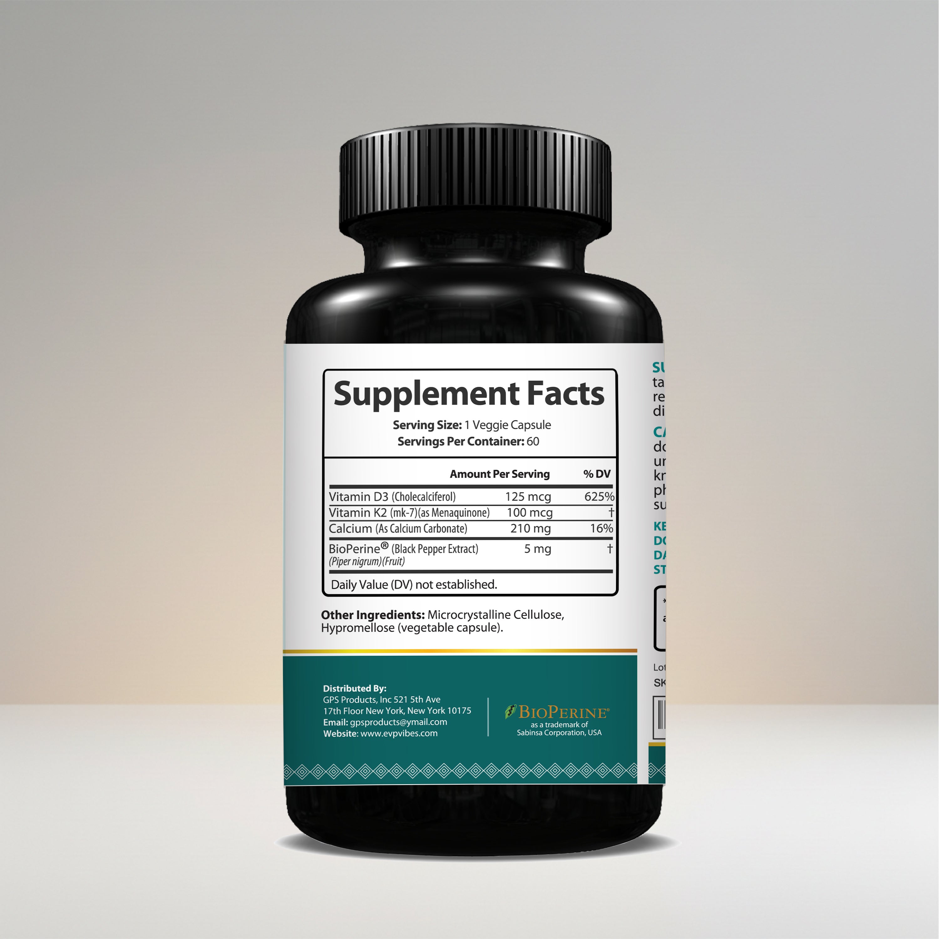 D3 + K2 Vital Balance Beauty & Health Essence Vibes Pathways