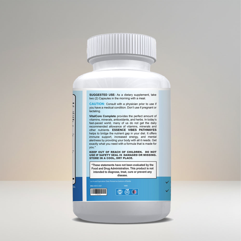 VitalCore Complete B Vitamin Beauty & Health Essence Vibes Pathways